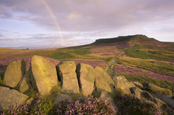 Ancient walls, Carl Wark, South Yorkshire Even though this was taken only a short drive from home, it took many attempts to arrive when the heather was at its height and the light was suitably flattering.