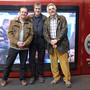 compact Martin Shakeshaft, Nick Lockett and Paul Hill (left to right)