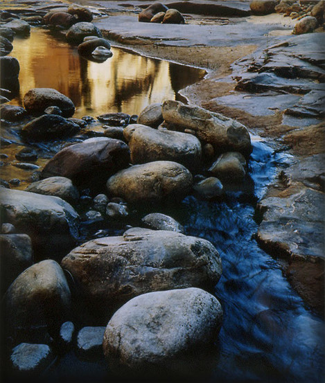 Eliot Porter, “Aztec Creek, Glen Canyon Utah” 1962 