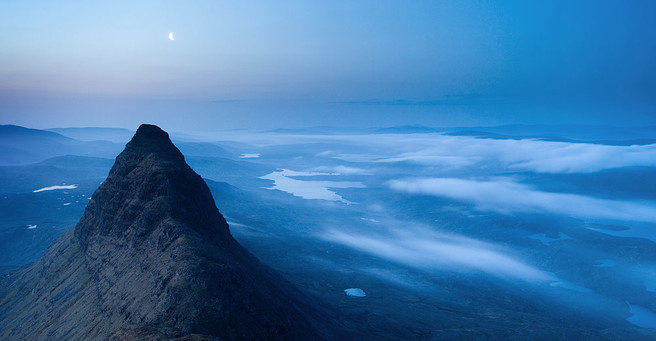 Alex Nail, top of Suilven