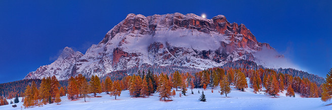 Jon Baker ~ Armantara with snow and moon