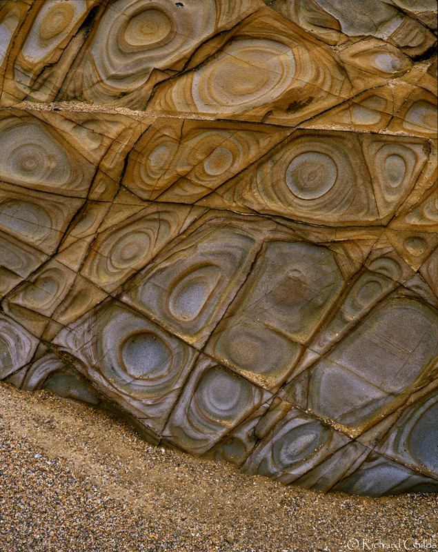 Richard Childs Photographer ~ Fracture Control Liesegang Rings, Widemouth, Cornwall