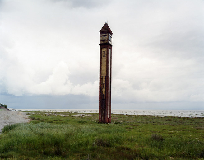 Lighthouse, Rampside, Morecombe Bay from the series ‘Clouds descending’