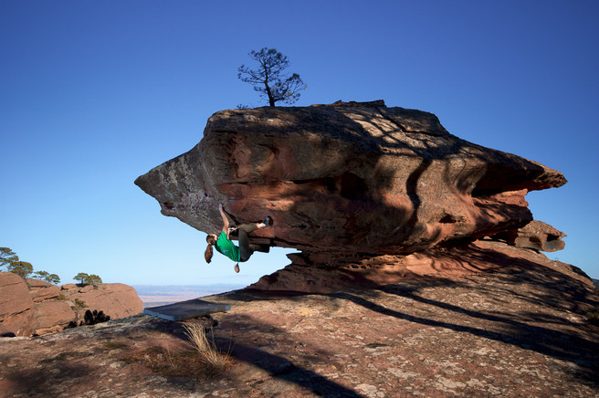 Dave Parry - climbing