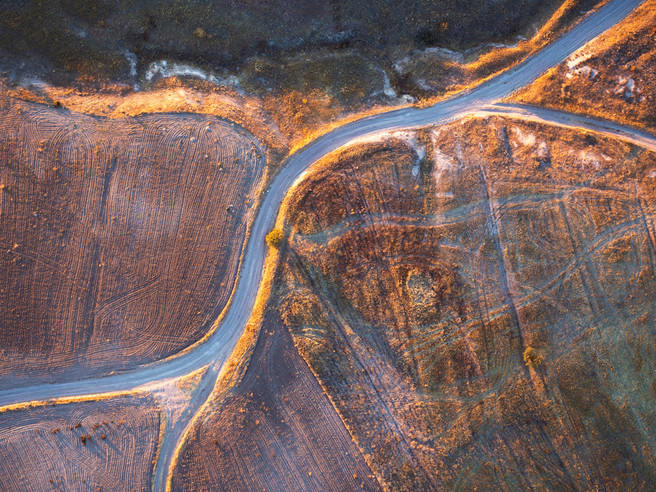 Up, Up and Away! - roads from above