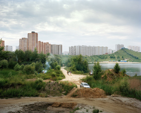 Image 10. Caption: We have a strong desire to commune with nature. But here we can’t escape the city. Alexander Gronsky Pastoral 2008 - 2012 