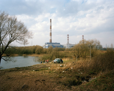 image 12. Caption: A pastoral irony. There is no escape. The city edgelands are industrialise and littered. Alexander Gronsky Pastoral 2008 - 2012 