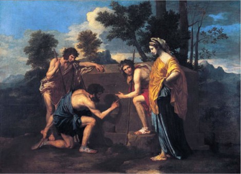 Image 3. Caption : Et In Arcadia Ego, Nicola Poussin, 1637. Arcadia – symbolizing the pure, rural, idyllic life, far from the city. 