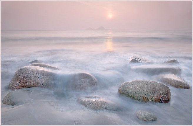 Sunset at Porth Nanven