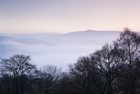 A superb autumn morning in Wharfedale, on the 24/11/12, looking across the valley to Simon's Seat. I had to ascend to my viewpoint above Burnsall by torch light, to capture the scene as dawn broke.The subtletes of autumn enhanced a beautiful Yorkshire scene.