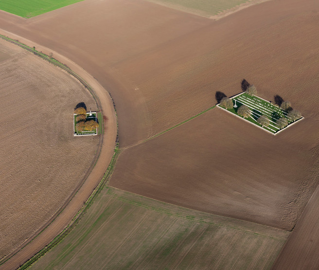 Mesnil Ridge and Knightsbridge Cemeteries Somme_