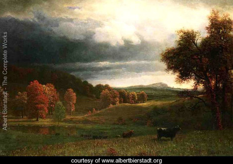 Albert Bierstadt, Autumn landscape – the Catskills.