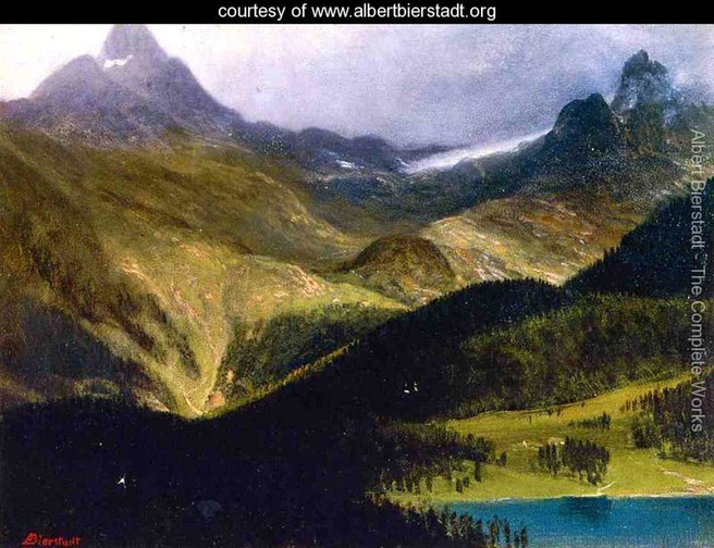 Albert Bierstadt. Mountain Landscape II