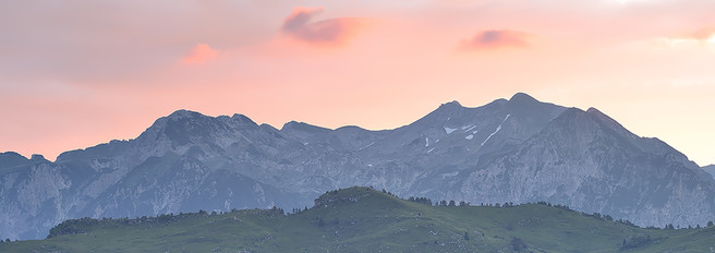 Pink clouds