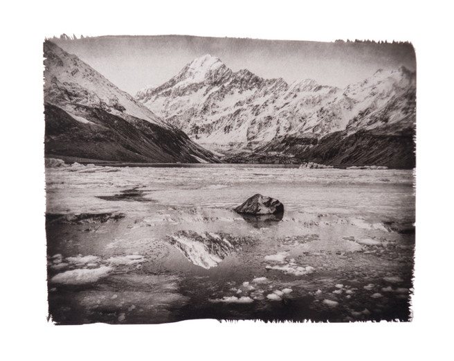 Aoraki, Mt. Cook (platinum print)