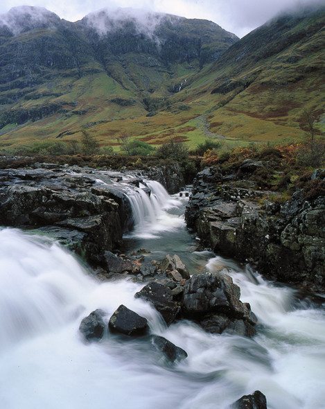 Large format photography - Linne Buidhe, River Coe, 2007