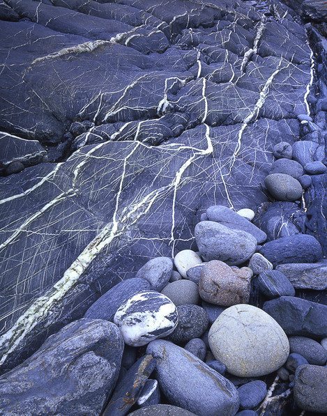 Large format photography- Fossilised Lightning, Easdale, Autumn 2004