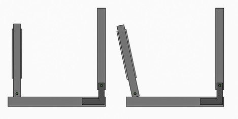 front swing on large format camera