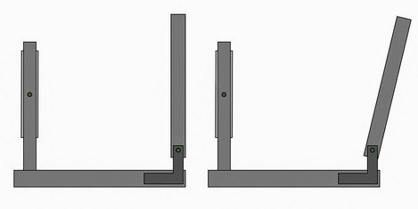 base tilt on large format camera