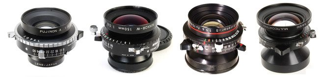 choosing the right Large format photography lenses