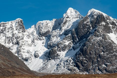 Alistair Young - Sgurr Alasdair, highest of the Cuillin mountains on the Isle of Skye.