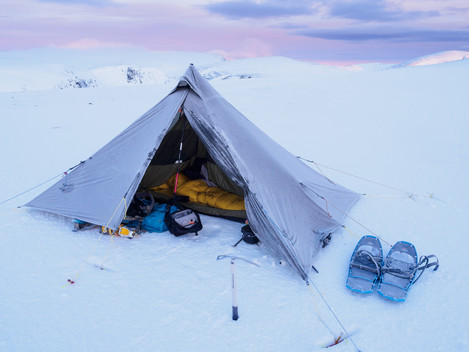 Alex Roddie - My high overnight perch on the summit of Beinn Mheadhoin