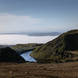 Kate Maxwell - Above the clouds: cloud inversions are a local feature, here viewed from the abandoned stone quarry at the summit.