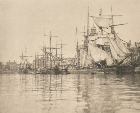 Peter Henry Emerson - Great Yarmouth Harbour 1890