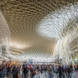 Kings Cross station: This is a multiple exposure and part of a panel of images telling the story of visitors to London rushing around all the attractions.