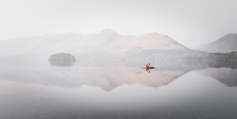 Tranquillity. The intention was to produce an attractive image capturing the tranquillity of the lake. 