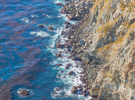 Horizontal Meets Vertical - Big Sur, California