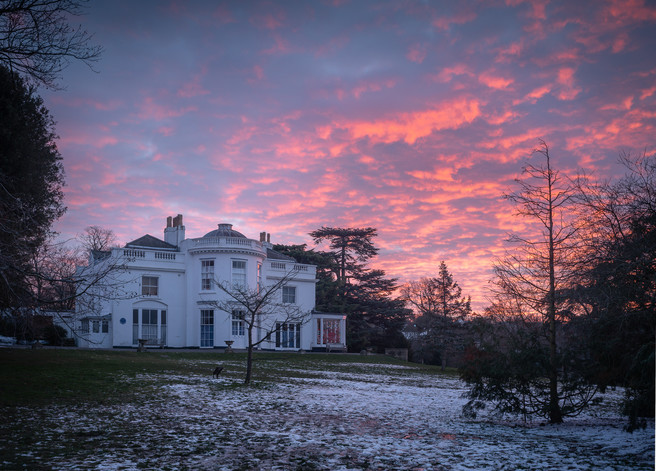 Winter Dawn, The White House, Norwood Grove
