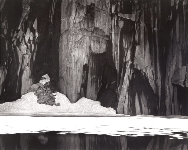 Ansel Adams Frozen Lake