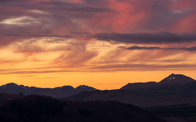 Evening Redness In The West, Ben Lomond