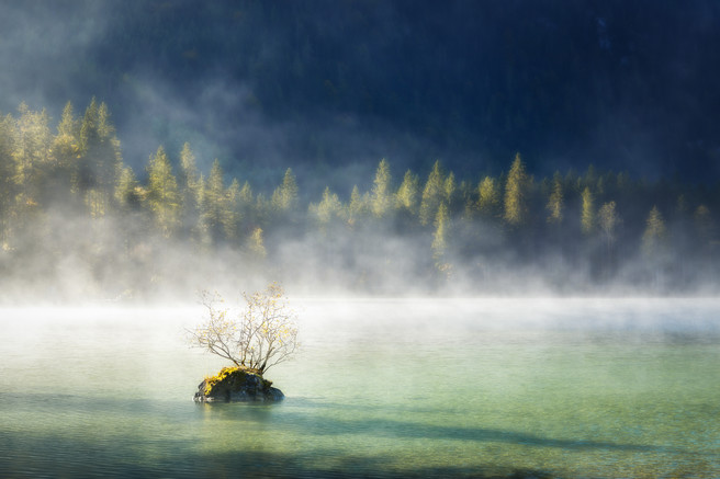 Hintersee Small Rock Island