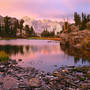 North Palisade From Rambaud Creek, Sierra Nevada, Ca Web