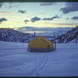 Camp On The Silver Divide Before The Wind Storm