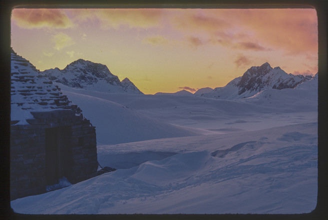 Muir Hut Sunset