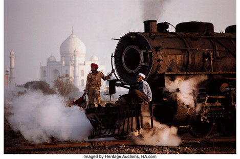 Steve Mccurry Taj Mahal & Train