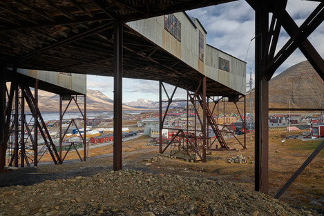 Longyearbyen Framed By Mining