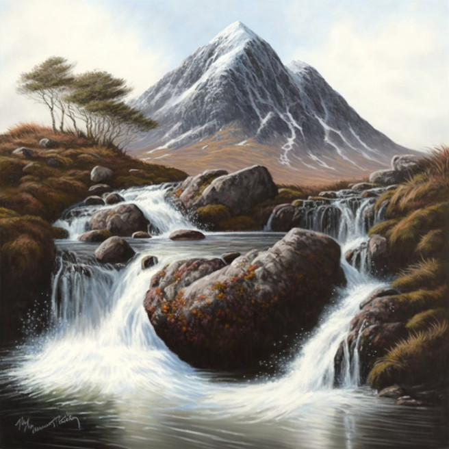 Timparkin Buachaille Etive Mor Waterfall Realistic 6697ab9f 6e62 4714 B862 596075e46ea8