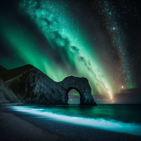 Timparkin Durdle Door Northen Lights 5bc6f201 D52d 4b0b 9575 06923abef264