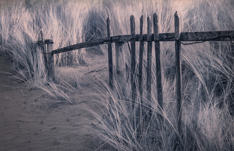 Broken Fence, Mablethorpe Lincolnshire