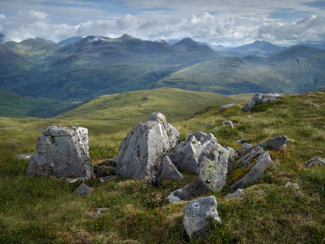 Mamores From Stob Mhic Mhartuin