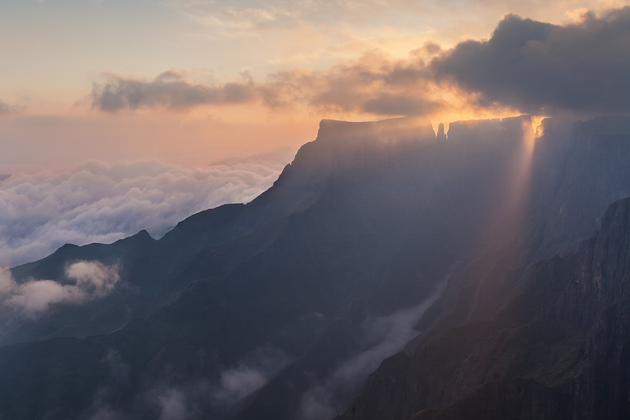 Sunrise Over The Eastern Butress