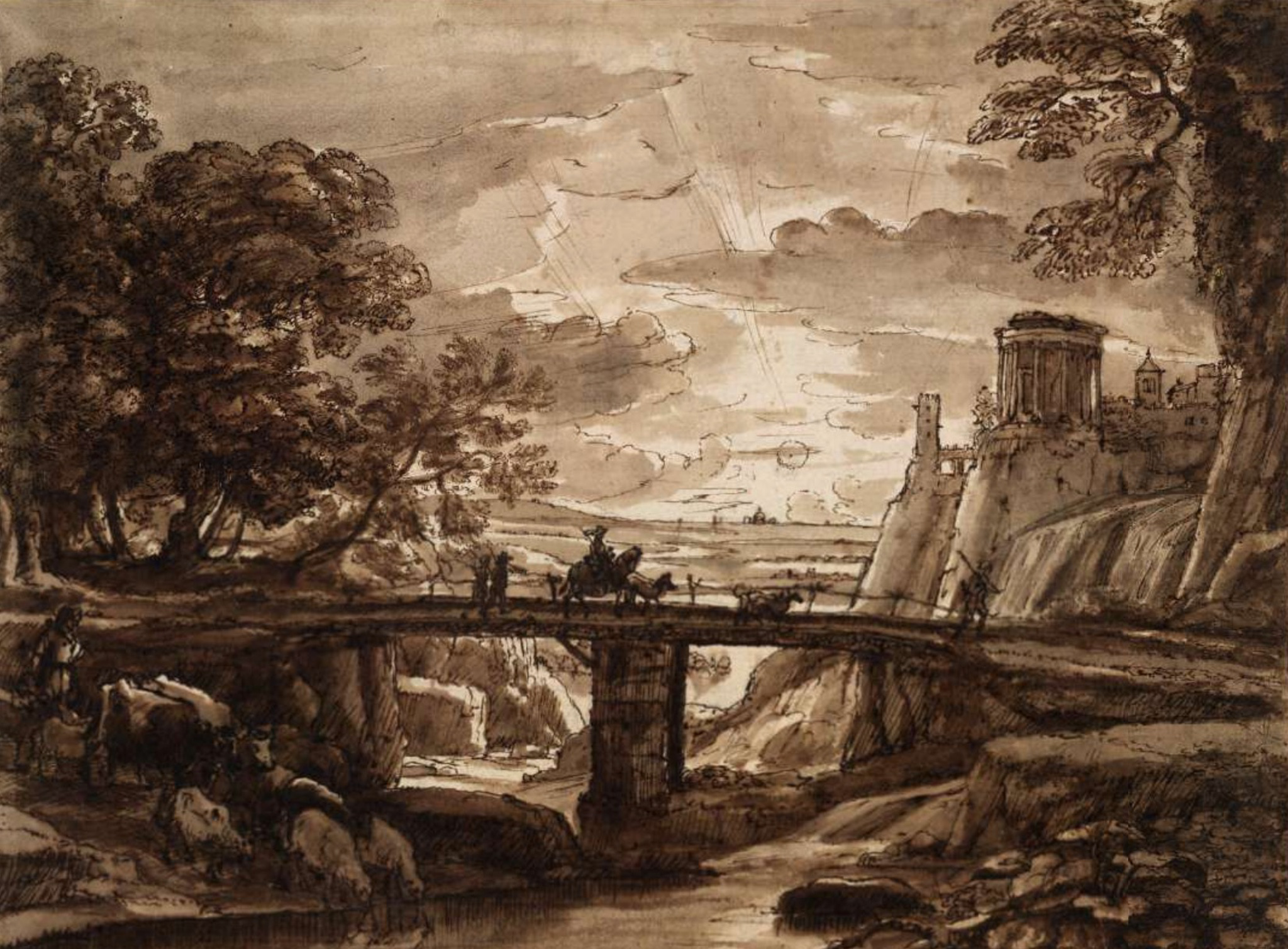 Landscape With A Rider Tivoli 40 70