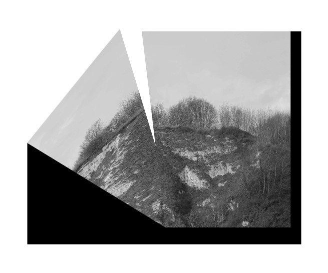 Mandy Williams Disrupted Landscapes 3 Bespoke Digital Black And White Silver Gelatin Print 2020