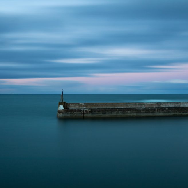 Seascape, North Sea And Breakwater, Seahouses, Northumberland Co