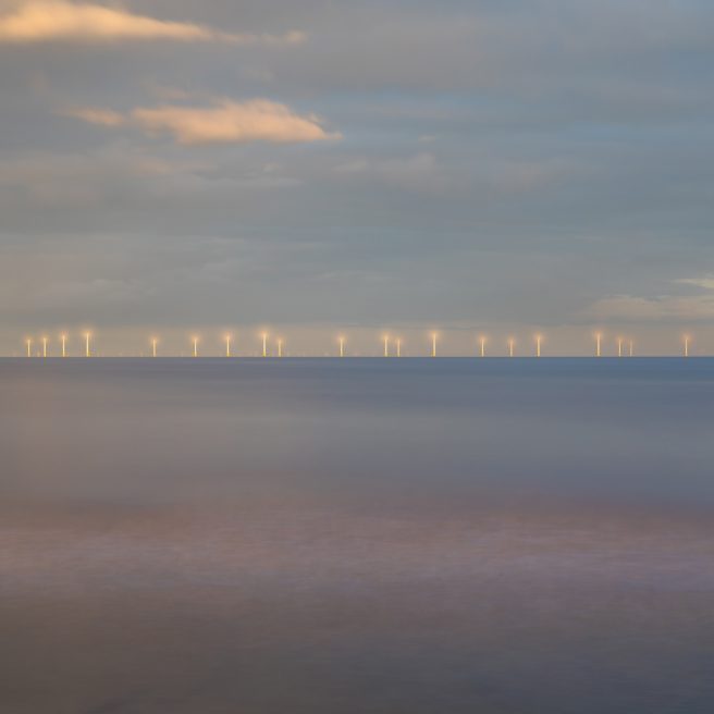 Seascape, North Sea At Chapel St Leonards Beach, Lincolnshire, E