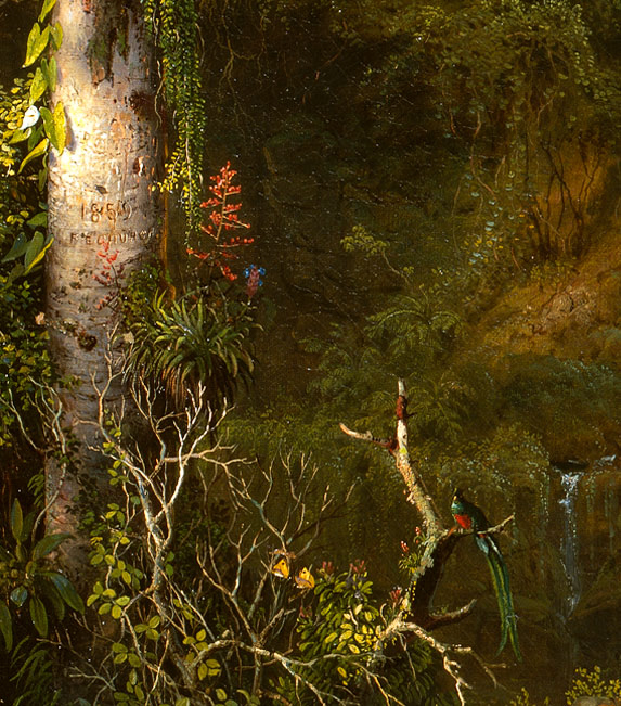 Frederic Edwin Church The Heart Of The Andes 1859 Detail B